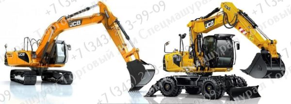 Гидроцилиндры для гусеничных и колесных экскаваторов JCB