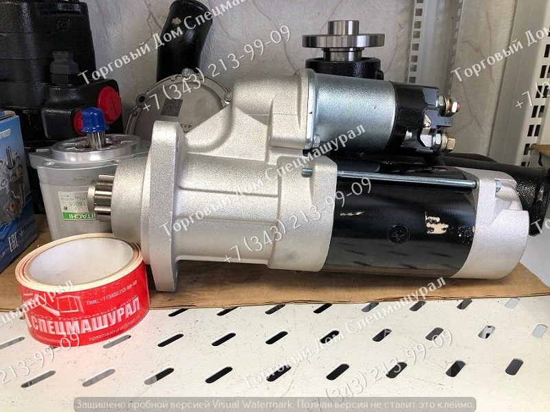 Стартер 65.26201-7073 для экскаватора Doosan DX340LCA